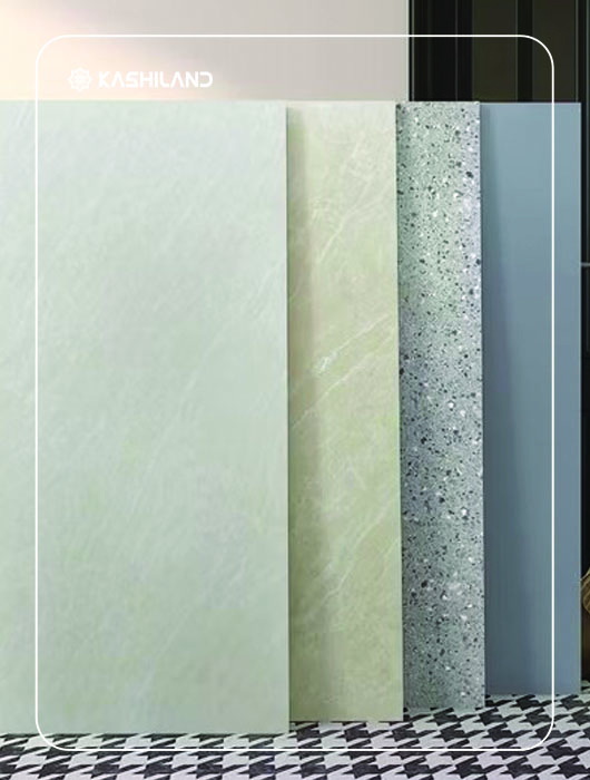 نمایی از سرامیک اسلب با سایز بزرگ