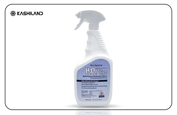 محلول‌ (هیدروژن پراکسید)، کپک را از بین می‌برد.