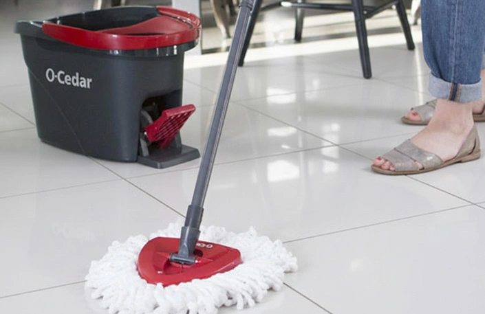 استفاده از تی دوبخشی (دو سطل) برای تمیز کردن سرامیک