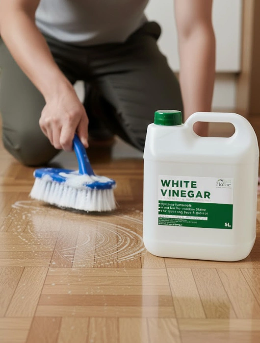 سرکه سفید یک پاککننده طبیعی و بسیار موثر برای از بین بردن لکهها